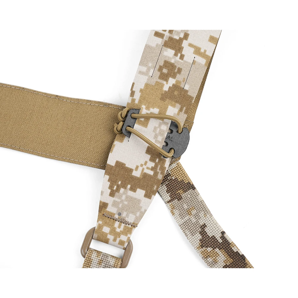 Retenedor táctico PTT, Clip Molle, soporte de empuje para hablar, retención de cordón de choque elástico, accesorios para chaleco de caza - imagen 5