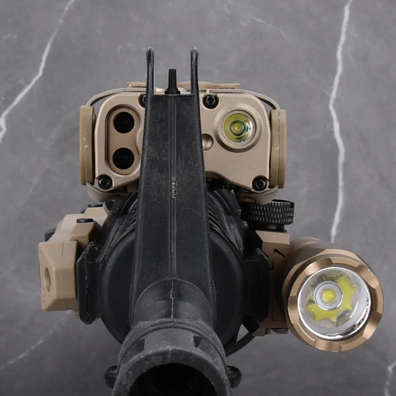 WADSN Metal NGAL verde punto rojo puntería IR Surefir M300 M600 linterna táctica blanco LED arma Scout luz interruptor de Control Dual - imagen 2