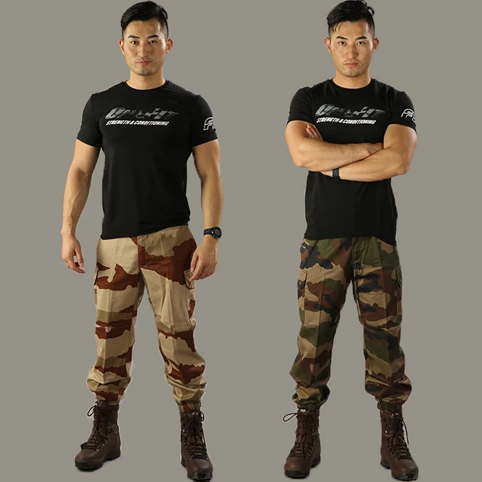 Pantalones F2 del ejército francés Pantalones de combate CE Pantalones tácticos Edición verano/invierno - imagen 2