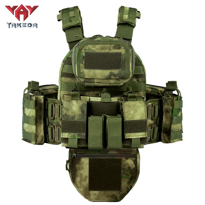 Yakeda 1000D Nylon Molle portador de placa táctica al aire libre CS multifuncional Modular Colete chaleco de combate de entrenamiento táctico - imagen 2