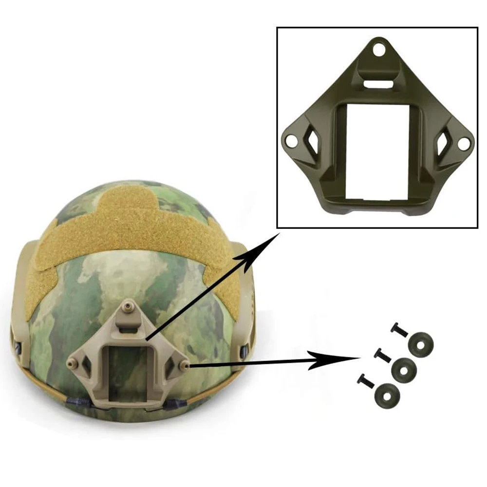 Casco táctico de nailon NVG, adaptador de visión nocturna compatible con soporte FAST MICH, accesorios para cascos de equitación CS, 2 uds. - imagen 5