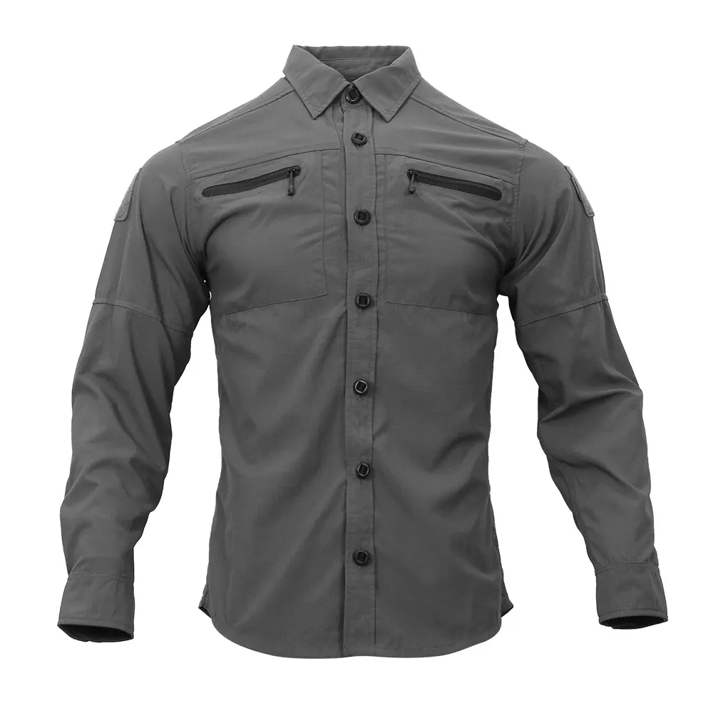 Emersongear Blue Label Defender Tac-Camiseta táctica elástica, camiseta transpirable, camisa para hombre, Camping, viajero urbano, informal - imagen 2