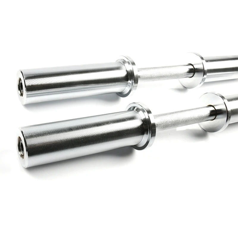 Barra de mancuernas de Fitness ajustable de 50mm con abrazaderas, juego de mango de barra roscado estándar sólido para gimnasio, ejercicio de levantamiento de pesas en casa - imagen 5