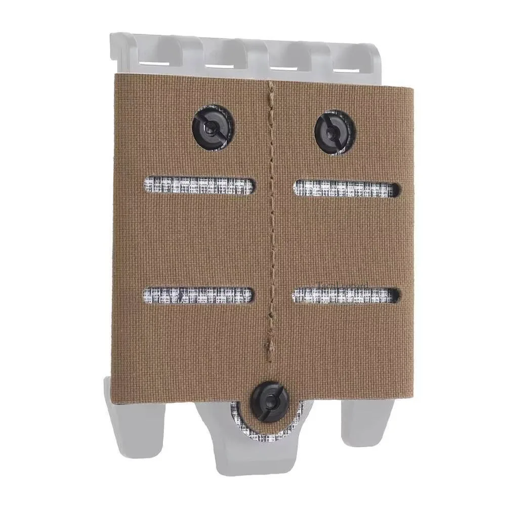 QLS Molle accesorios adaptador MOLLE para pistola táctica caza Airsoft revista bolsa 9Mm AR Mag bolsa equipo de entrenamiento de tiro - imagen 4