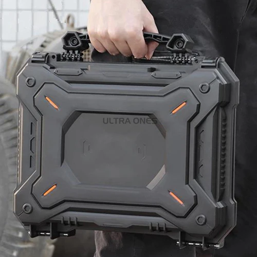 Estuche rígido portátil táctico para pistola, caja de herramientas de caza impermeable, funda protectora para cámara, caja de almacenamiento de equipo con relleno de espuma - imagen 3