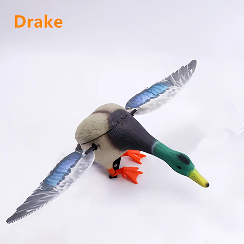 Señuelo de pato salvaje de alta simulación con Control remoto, resistente al sol y a la lluvia con soporte, Material PE de alta calidad, herramientas de caza útiles - imagen 3