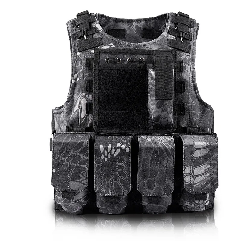 Chaleco de combate táctico Molle para hombres, asalto militar, portador de placa, Airsoft CS, chaleco al aire libre, chalecos de asalto de caza - imagen 3