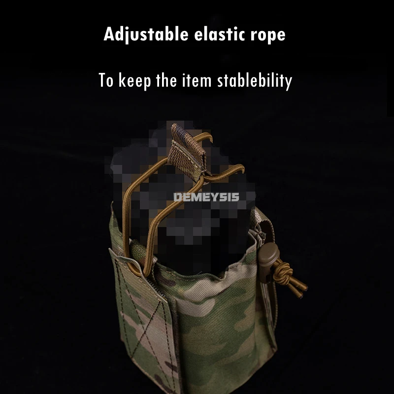 Bolsas tácticas para revistas 5,56 7,62 MOLLE, doble pila, caza, tiro, Rifle, pistola, Radio, bolsa de almacenamiento de herramientas - imagen 4