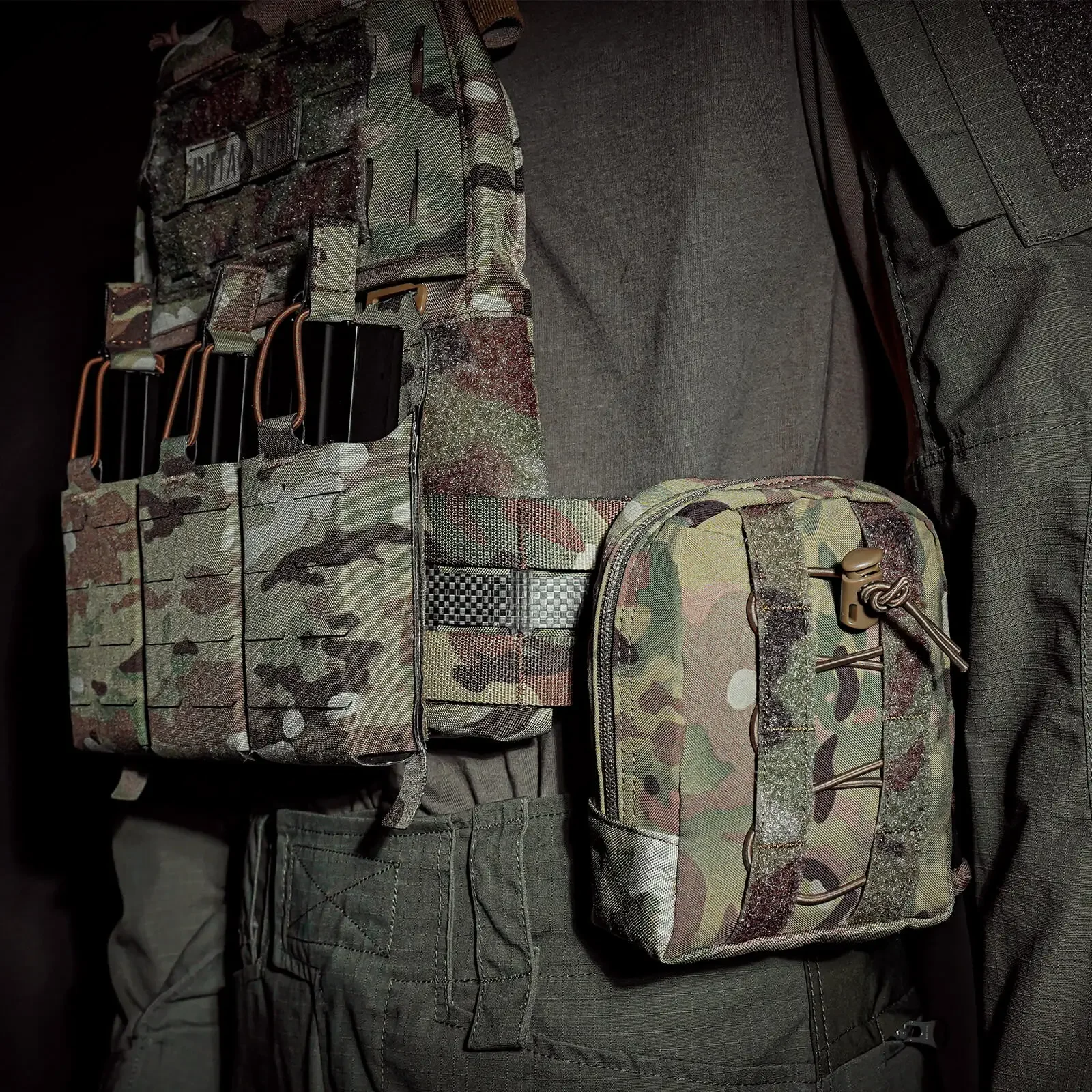 KRYDEX 500D bolsa táctica GP bolsa de uso General bolsa de utilidad de caza almacenamiento sistema de cinturón Molle accesorios Airsoft bolsa de camuflaje - imagen 4