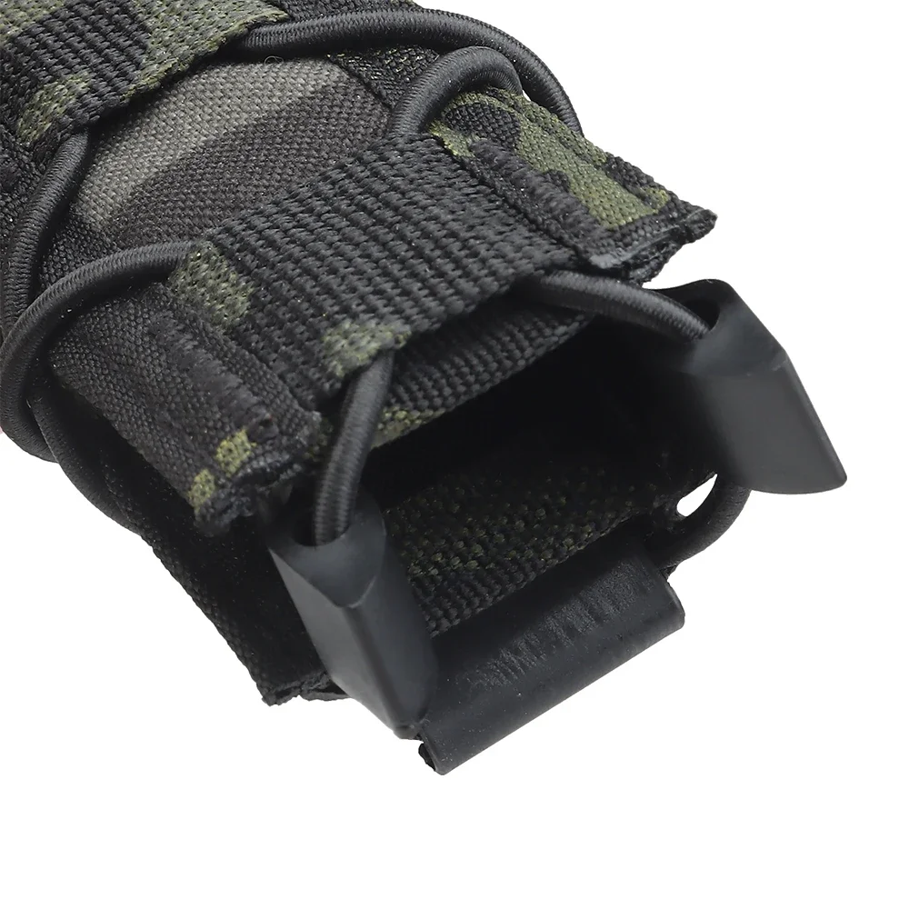 Bolsa para revistas de 9mm, bolsa táctica para revistas individual, bolsa para linterna Molle de caza, soporte para linterna, bolsa para cuchillos al aire libre - imagen 5