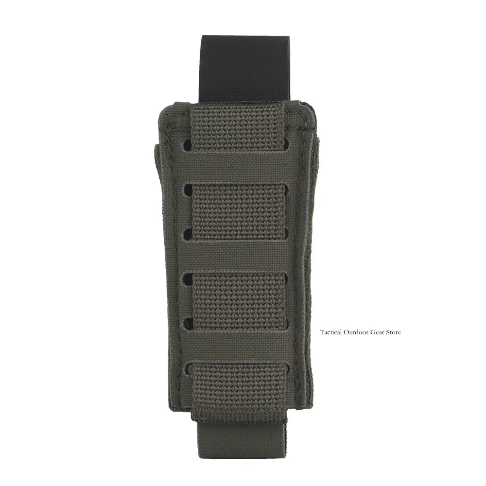 Bolsa para revista de pistola Airsoft Mag de 9MM con placa de cubierta protectora, cinturones tácticos MOLLE estilo Agilit de liberación rápida - imagen 5