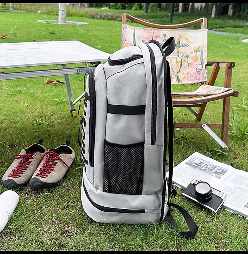 Mochila en uso en exterior