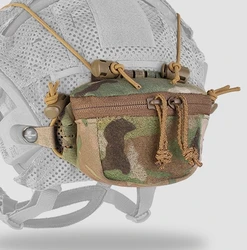 Bolsa portabatería táctica MOLLE para casco SC