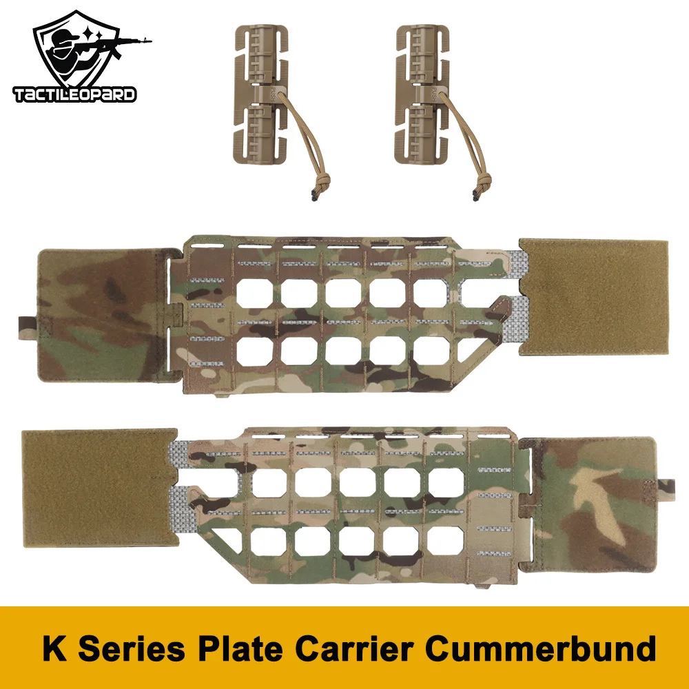 Faja ligera táctica Molle Serie K, portador de placa de liberación rápida con gancho y bucle para chaleco de caza K19 KZ - imagen 2