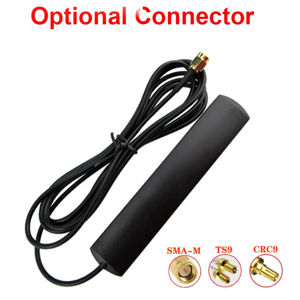 Antena Universal WIFI 3G 4G LTE antena de parche 700-2700MHz 12dbi TS9 CRC9 SMA conector macho enrutador Cable de extensión antena - imagen 5