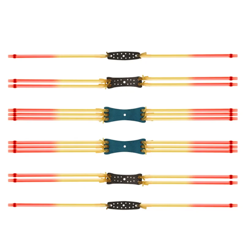 Tirachinas de tiro de caza, banda de tubo de goma de látex Natural, piezas de tiro de eslinga, catapulta elástica, equipo de cuerda elástica - imagen 3