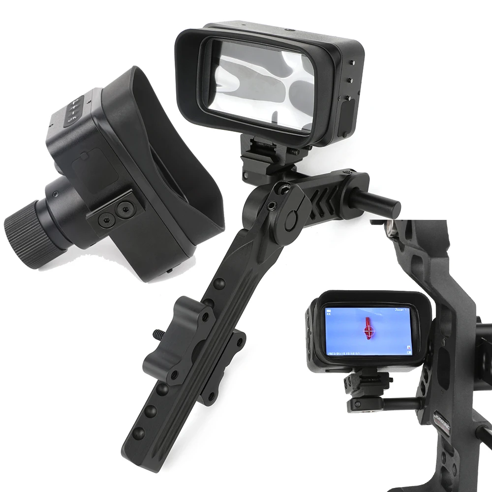 Dispositivo de visión nocturna infrarroja 4K HD con zoom Digital 5X, telescopios con cursor cruzado para arco compuesto, caza, Camping, uso diurno y nocturno