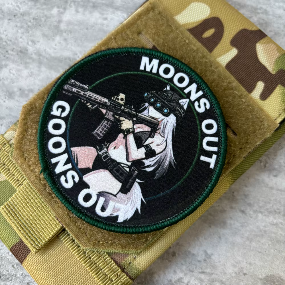 Parche Morale táctico Waifu visión nocturna Velcro – Airsoft - imagen 3