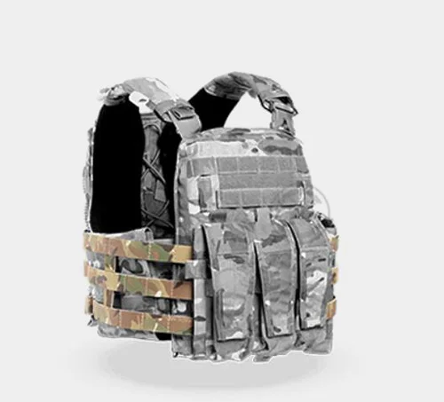 Camuflaje primitivo MCBK CB RG BK chaleco esquelético de 3 bandas cinturón envolvente lateral MOLLE JPC AVS chaleco táctico - imagen 3