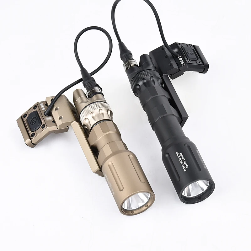 Linterna Modlit táctica PLH V2, alta potencia, 1300 lúmenes, PLH-V2, luz exploradora, interruptor Modbuttn, Base de montaje de luz, equipo de arma Airsoft - imagen 4