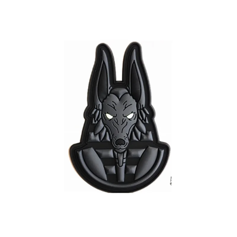 Parches luminosos de PVC 3D para ropa, mitología, pelo de serpiente, Medusa, Anubis, búfalo, mitos, leyendas, insignias tácticas, apliques - imagen 4