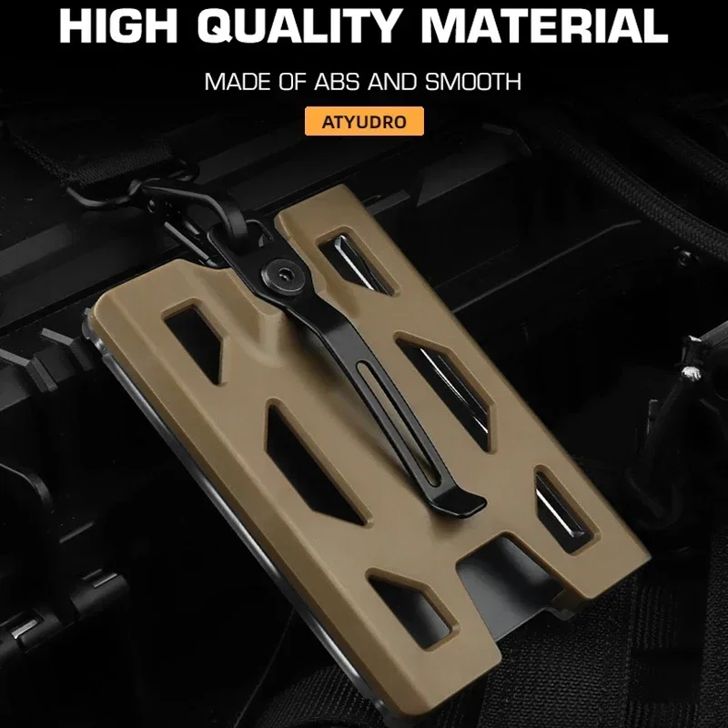 Soporte de identificación táctico T4, equipo de Camping, caza, tiro, deportes, suministros de viaje, accesorios para senderismo al aire libre, decoraciones portátiles - imagen 4