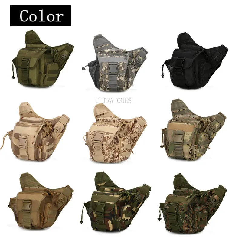 Bolsa de mensajero para caza al aire libre, senderismo, Camping, Climing, bolsas de pecho duraderas portátiles, viajes, ciclismo, juego Cs, paquete de cintura con múltiples bolsillos - imagen 2