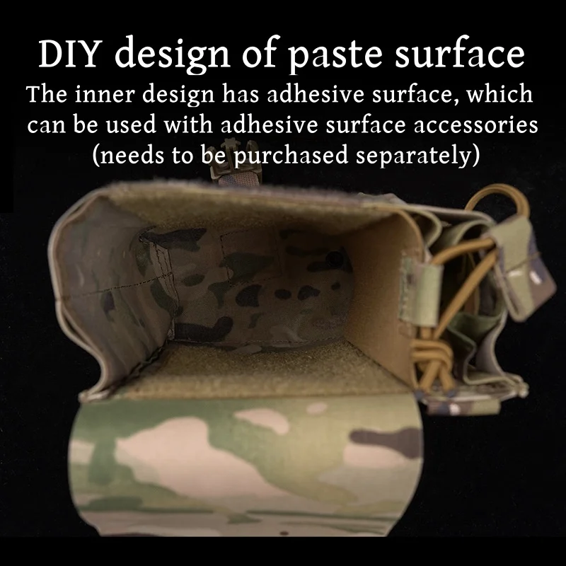 Bolsa multiusos Mutant Harris 152 MPU5 Radios Bolsa para botellas de agua Gafas de visión nocturna 556 Mag Carrier MOLLE Airsoft - imagen 3