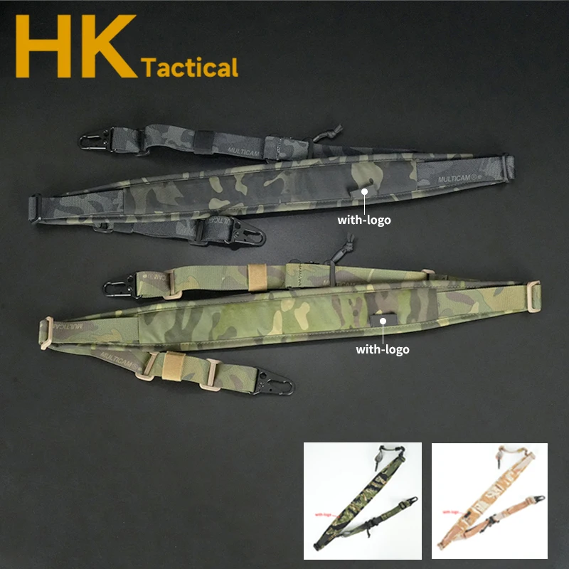 Correa táctica de doble punto para Airsoft, Material de nailon 500D, correa de hombro multiusos ajustable de 100-135CM, accesorio de caza - imagen 4