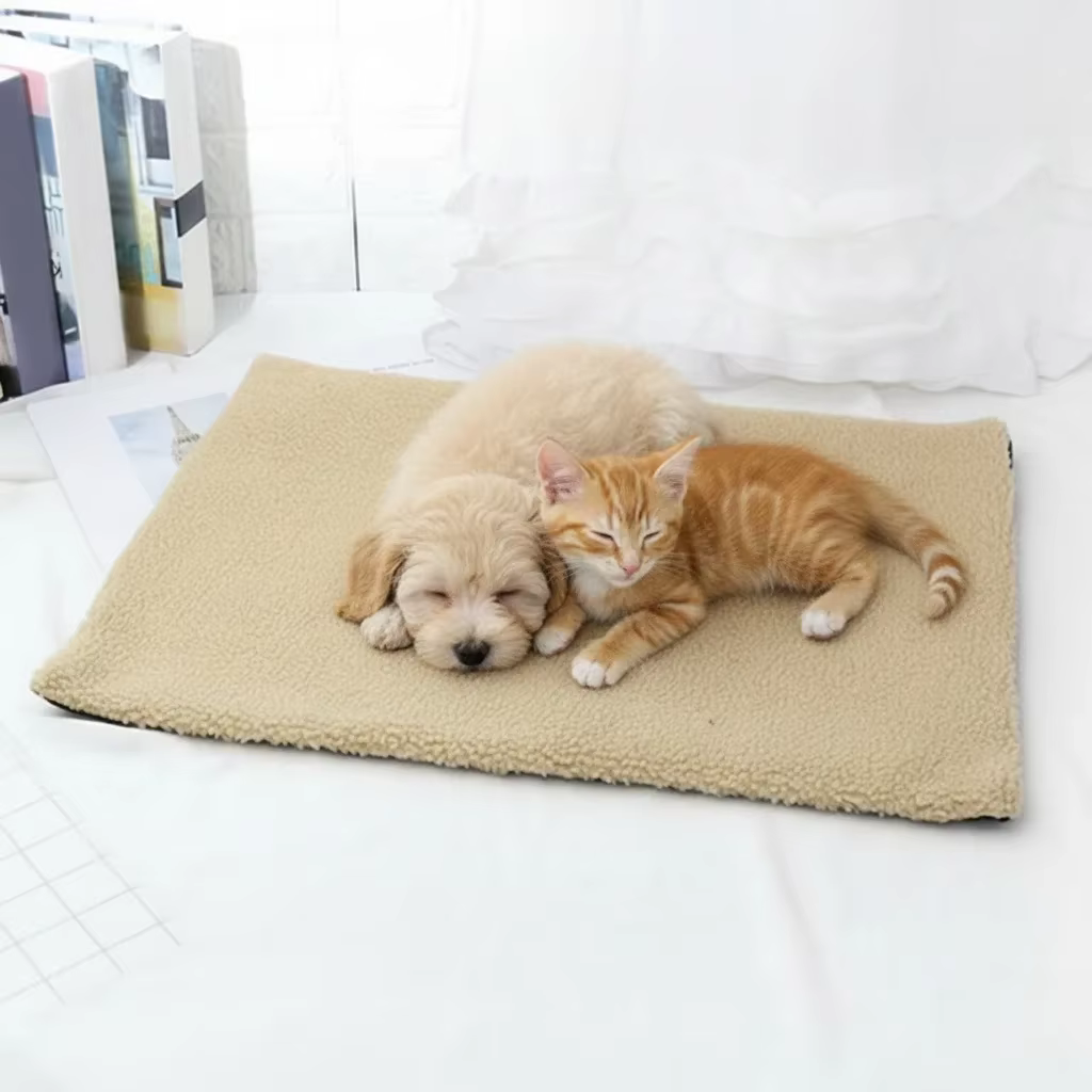 Alfombra térmica autocalentable para perros y gatos lavable - imagen 2