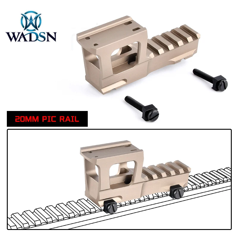 WADSN-T--01 táctico T--02 1913 G33, montaje de alcance Micro NVG, soportes de tiro alto DBAL PEQ, punto rojo, mira, montaje en riel Picatinny para caza