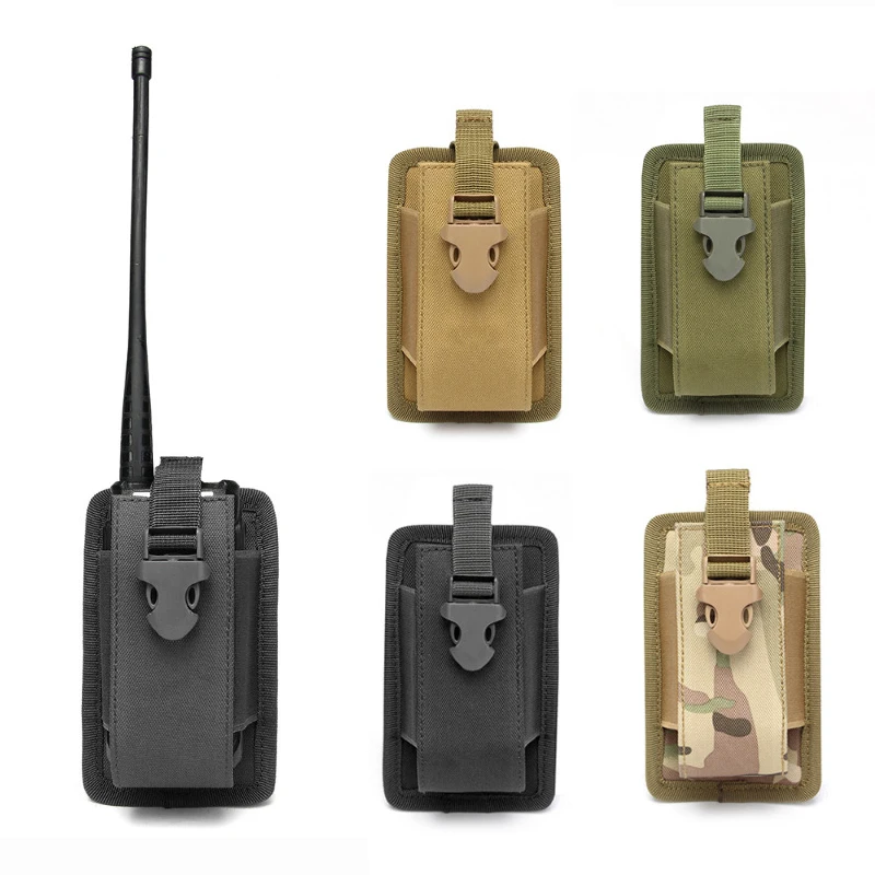 Bolsa de radio táctica, caja de almacenamiento de walkie-talkie TOLE 1000D, montañismo al aire libre, caza, camping, turismo - imagen 3