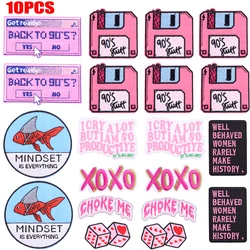 Parche bordado planchable DIY dibujos animados para ropa