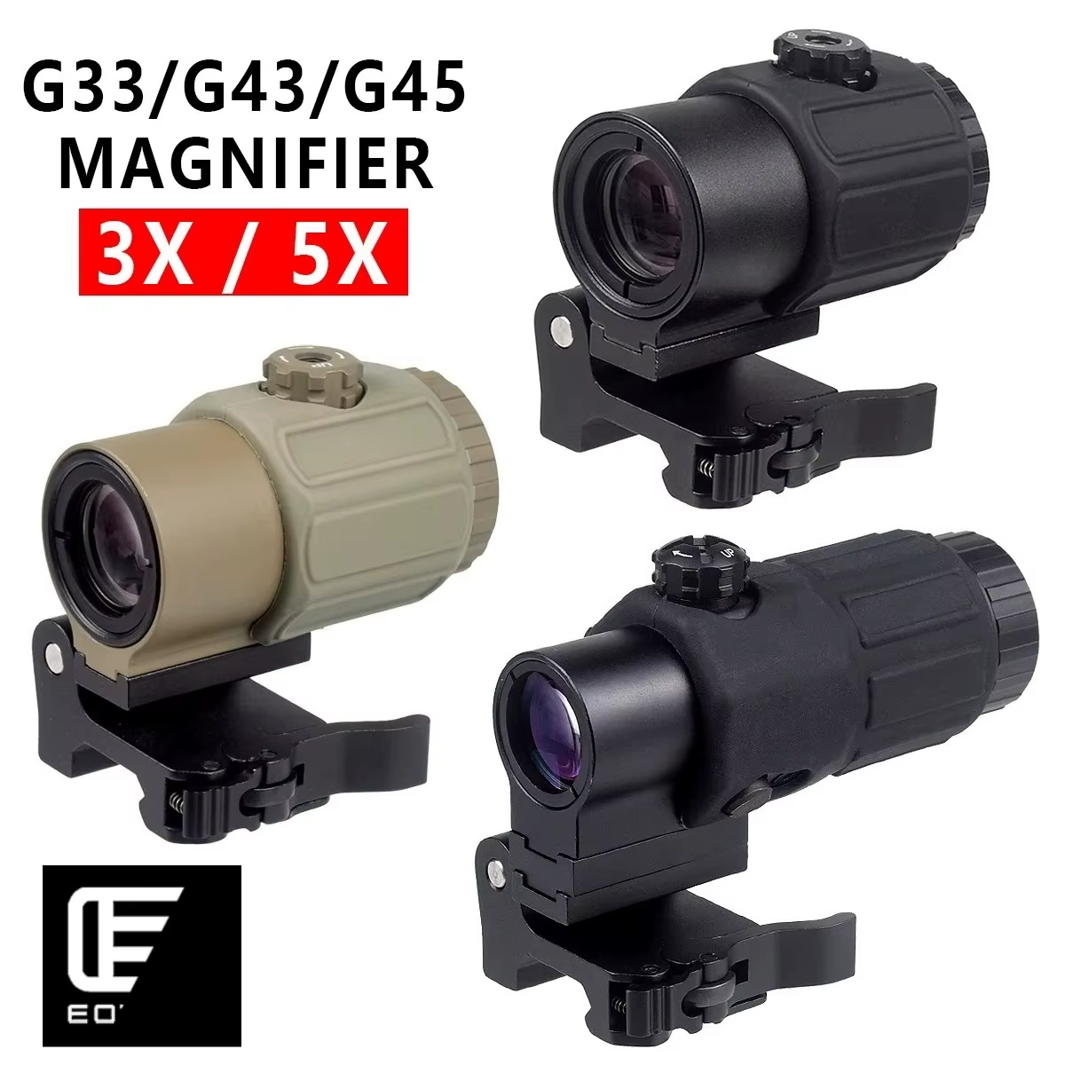 Colimador holográfico Eo**ch mira táctica punto rojo para airsoft - imagen 4