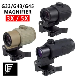 Colimador holográfico Eotech mira táctica punto rojo para airsoft