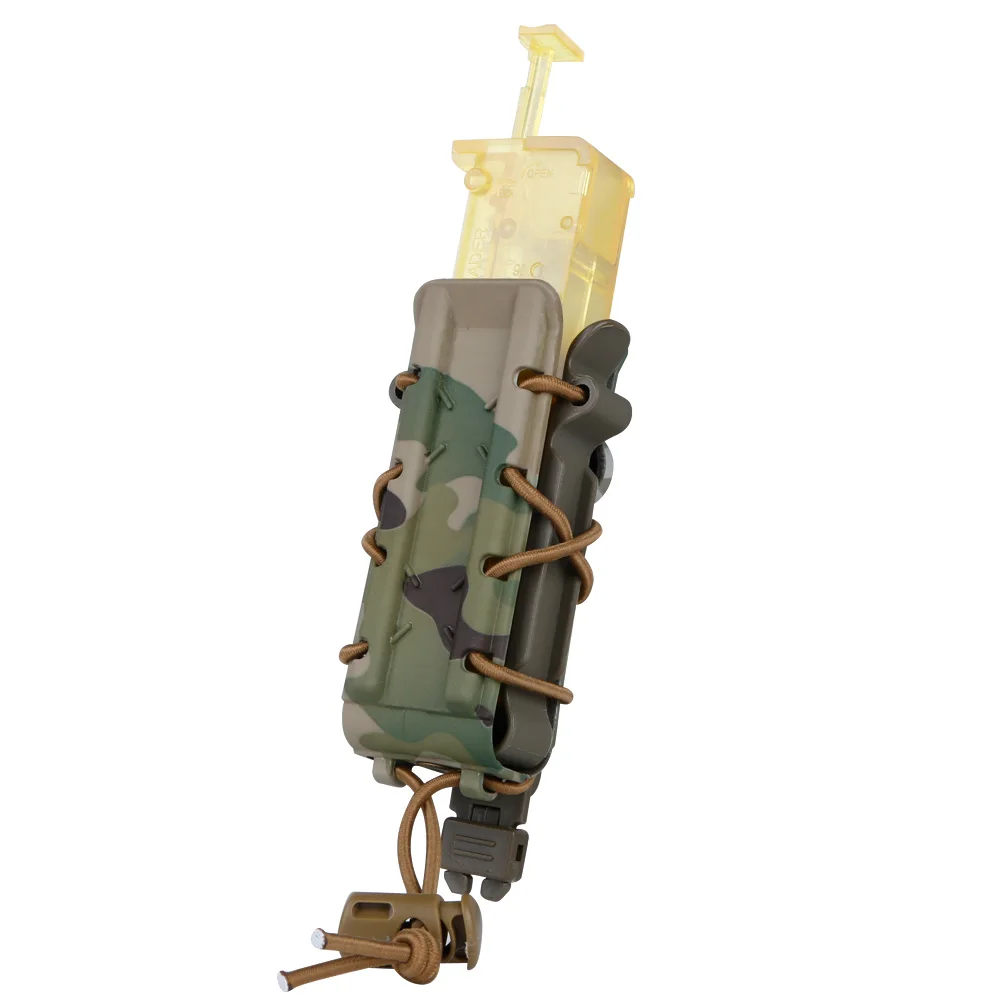Estuche portador de fijación rápida para pistola táctica, revista Molle, bolsa de 9mm/45ACP para G17 19 M9 G2C G43, funda de liberación rápida con Clip para cinturón