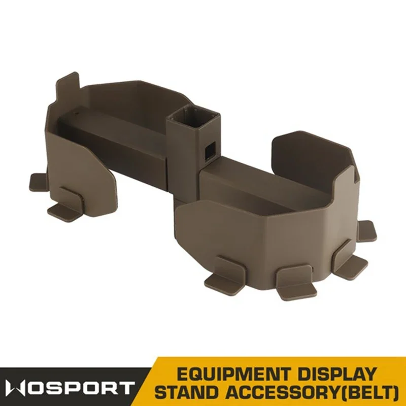 Accesorio de soporte de exhibición de equipo (cinturón) Se diseñado modular 4 engranajes ajustables Instalación conveniente Accesorios de caza