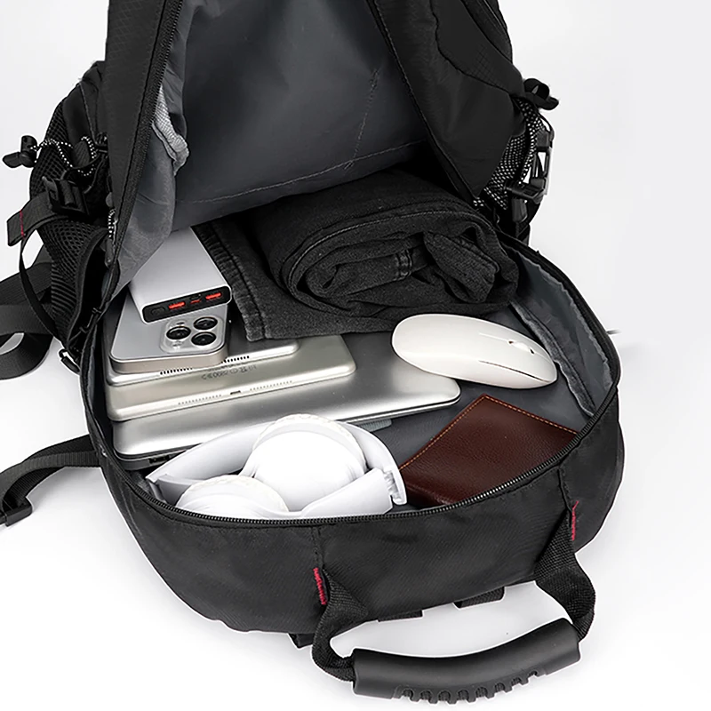 Mochila de senderismo para acampar para hombres, deportes al aire libre, caza, viaje táctico, mochila para ciclismo, mochila escolar para almacenamiento de equipaje para ordenador portátil universitario - imagen 3