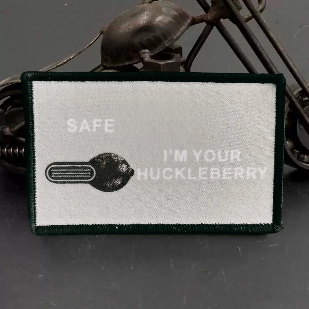 I'm Your Huckleberry AR15 Selector de seguridad insignia de moral parche táctico militar impreso brazalete gancho y bucle parche pegatinas para mochila - imagen 4