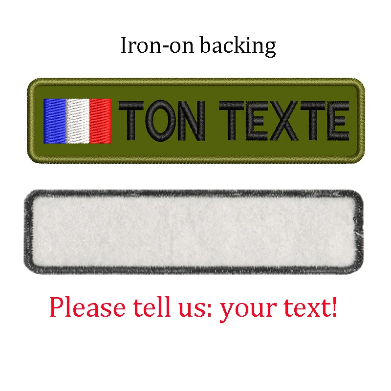 Amy Green-parches personalizados con nombre para ropa, bordado, gancho, respaldo o planchado, uniforme militar, sombrero, mochila táctica, Collar de perro - imagen 5