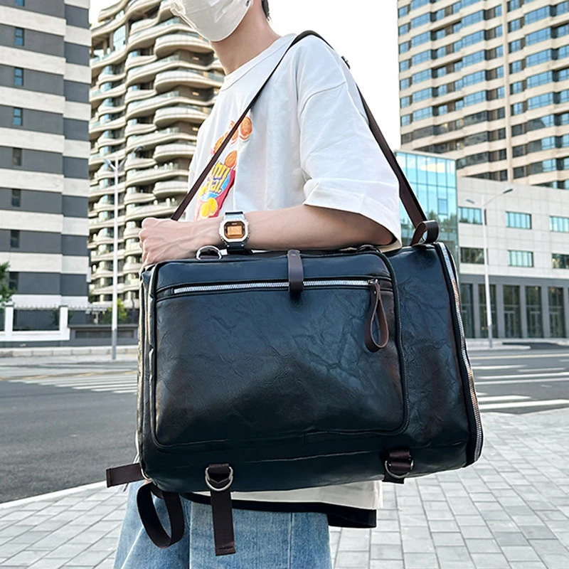 Mochila para gimnasio, Fitness, viajes al aire libre, senderismo, Camping, bolsa deportiva, libro universitario, portátil, bolso de hombro tipo bandolera de negocios, bolso grande - imagen 3