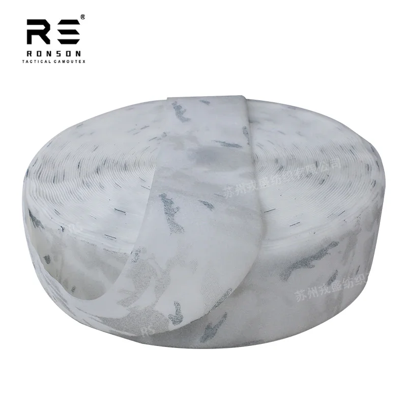 Cinta de correas de nailon con estampado de camuflaje a rayas de tigre de camuflaje/Miami de Australia, Material de 4 pulgadas para engranajes tácticos DIY con IRR - imagen 3