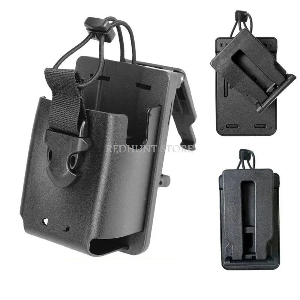 Soporte de Radio Universal, bolsa de Radio para cinturón de servicio con Clip para cinturón, accesorios para aplicación de la ley, bolsa para Walkie Talkie, bolsa MOLLE