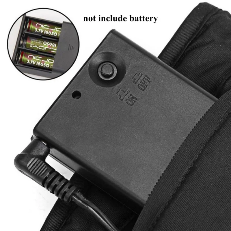 Guantes Térmicos de invierno para ciclismo, resistentes al agua, gruesos, eléctricos, alimentados por batería, para esquí, Camping y pesca, 1 par - imagen 3