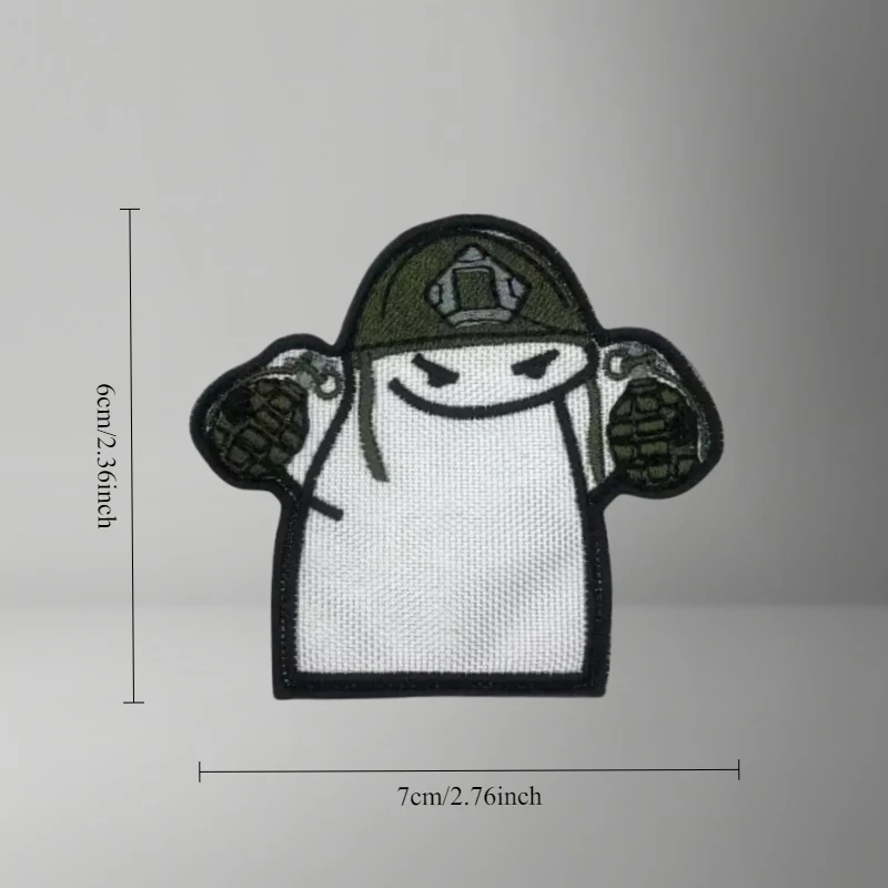 Parches bordados "Fork Meme", insignias de moral militar para ropa, equipo táctico, parche de gancho y bucle, pegatinas para mochila - imagen 5