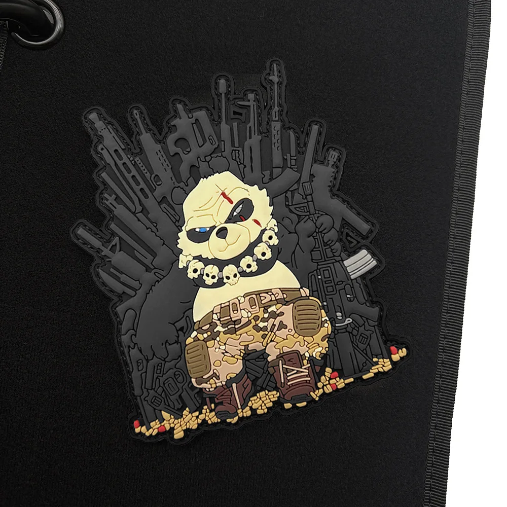 Parche de Panda táctico para ametralladora, parches de gancho y bucle militares tácticos de moral de PVC para ropa, pegatina para mochila, apliques personalizados - imagen 5