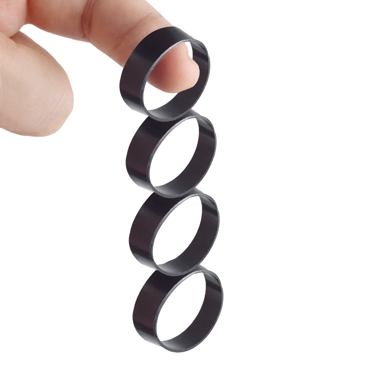 4 Uds. Anillo de goma elástico táctico Airsoft de alta resistencia caza Rilfe banda de goma para DBAL A2 PEQ 15 linterna láser vista - imagen 5