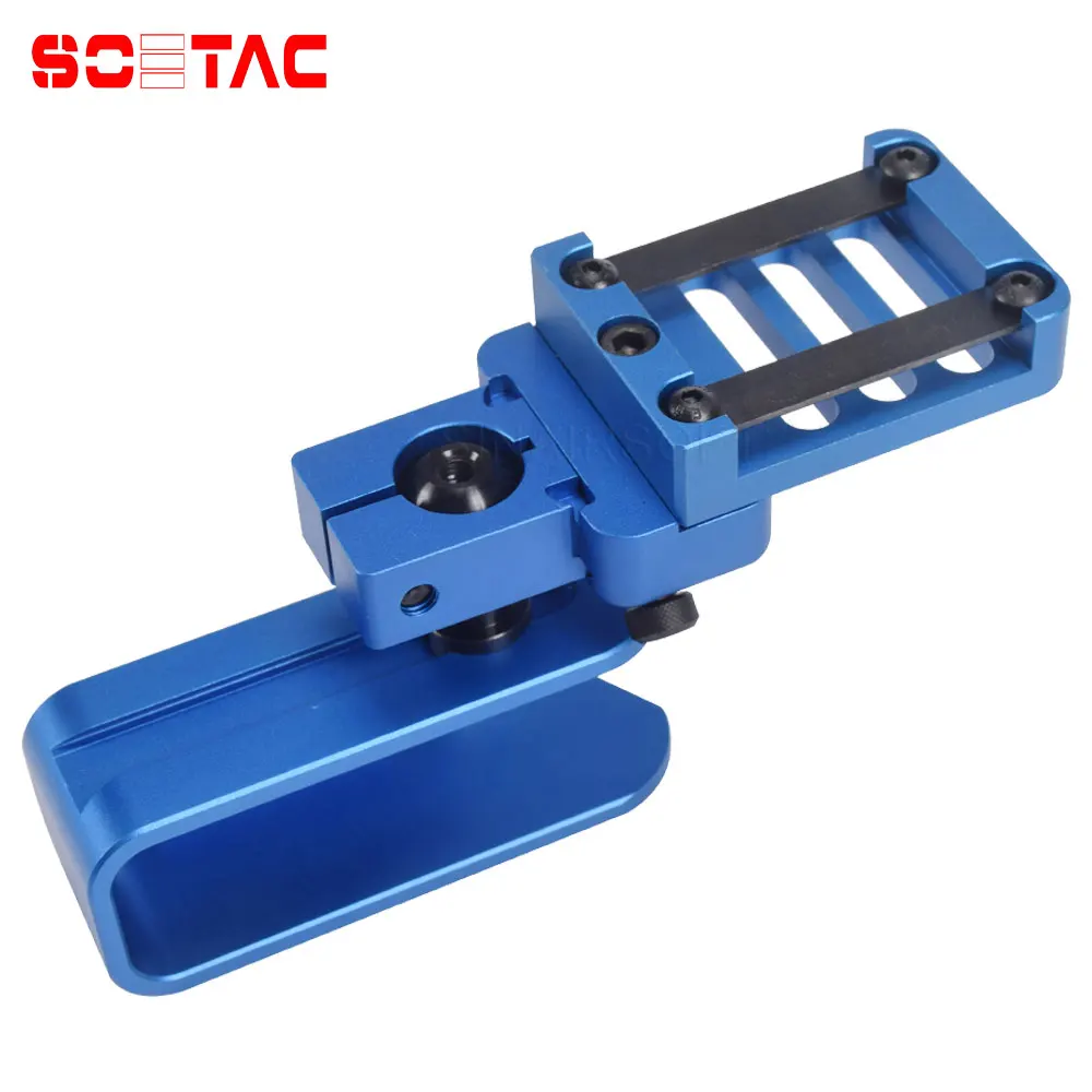 IPSC USPSA IDPA S-2 bloque de inserción de funda profesional de aluminio para mano izquierda o derecha para cinturón táctico Glock 1911 CZ - imagen 4