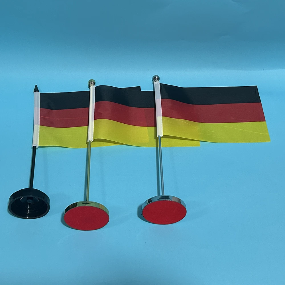 Bandera de escritorio de oficina bandera de Alemania 14x21cm poliéster decoración de mesa de Alemania Banner adornos de escritorio banderas - imagen 3