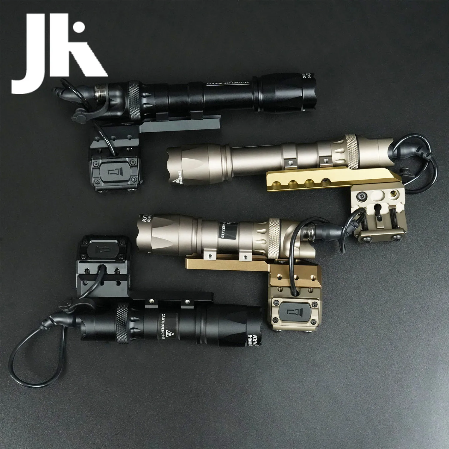 Linterna táctica SF M300C M600C equipada con interruptor de función dual, interruptor de presión Modbutton y soporte de extensión al bies - imagen 5